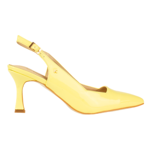 Kate Appleby Ladies Sling Back Pumps - Denham - Yellow Patent