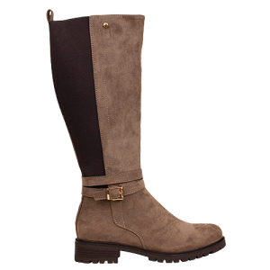 Patrizio Como Knee Boots - Catanzara-  Brown Suede